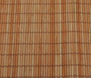 Bambusová rohož na stěnu 100x300 cm Hnědá Bamboo