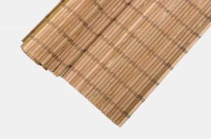 Bambusová rohož na stěnu 90x300 cm Hnědá